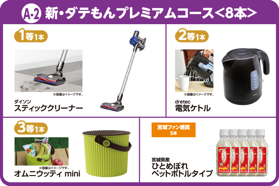 [A-2コース]新・ダテもんプレミアムコース