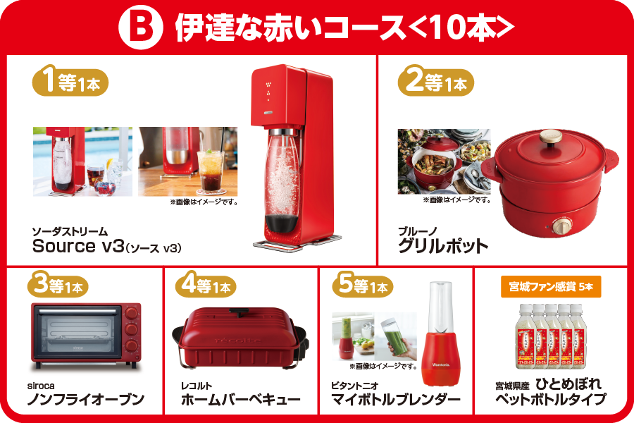 [Bコース]伊達な赤いコース